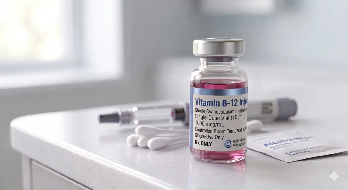 Vitamin B12 injection homekit vial