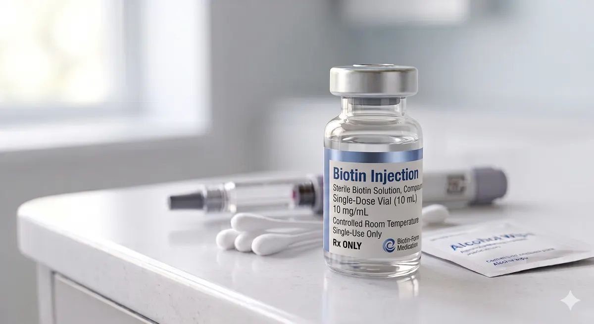 Biotin injection homekit vial
