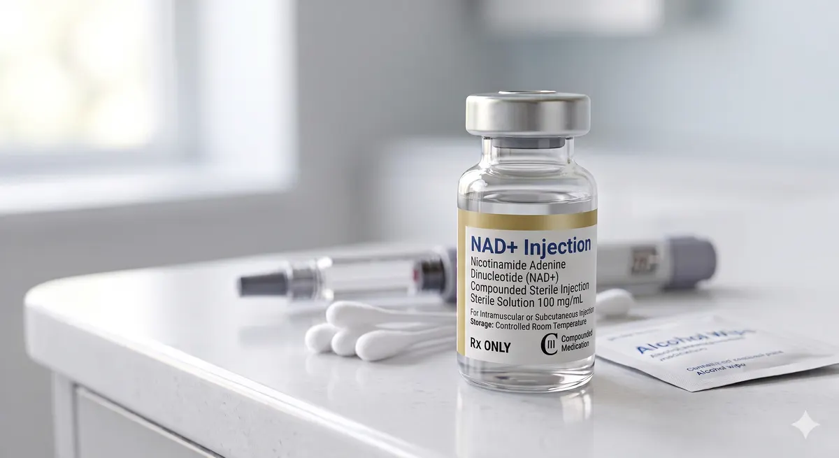 NAD+ injection homekit vial