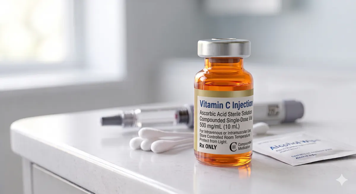Vitamin C injection homekit vial
