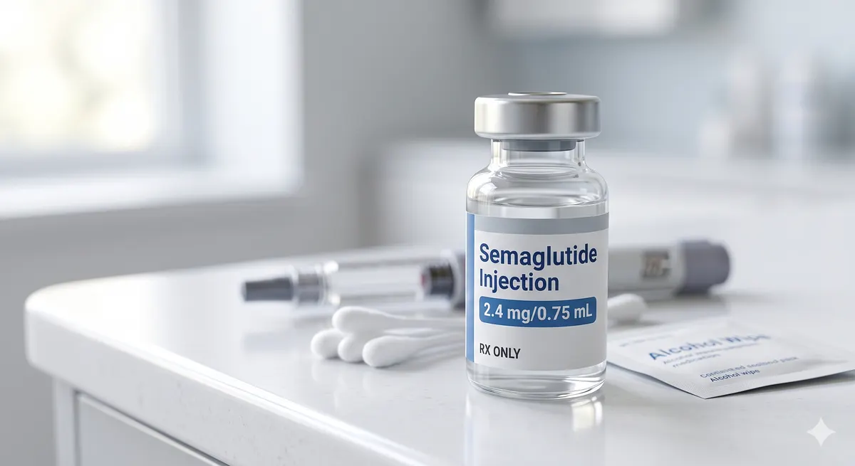 Compounded Semaglutide injection vial
